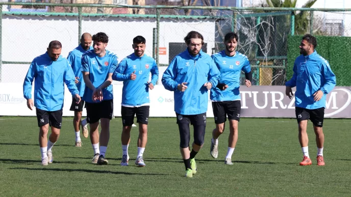 Kepezspor İnegölspor maçına hazırlanıyor