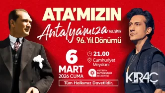 Atatürk'ün Antalya'ya gelişinin yıl dönümü