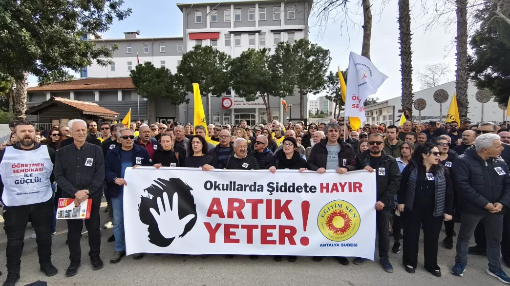 Antalya Eğitim Sen Basın Açıklaması