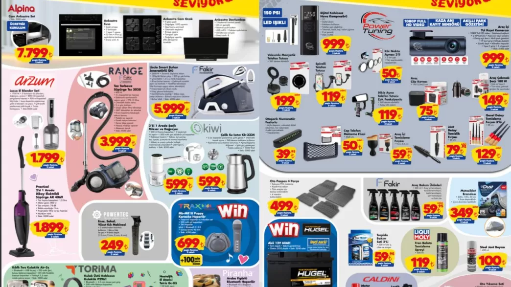 Şok aktüel ürünleri