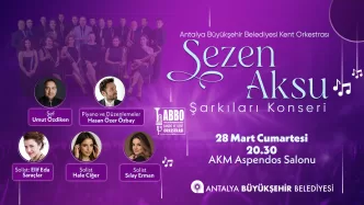 Antalya büyükşehir belediyesi konser, antalya sezen aksu konseri
