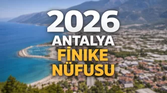 2026 Antalya Finike nüfusu