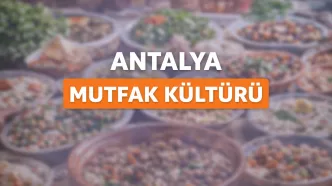 antalya mutfak kültürü