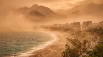 antalya toz taşınımı uyarısı