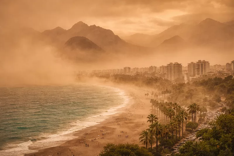 antalya toz taşınımı uyarısı