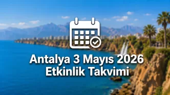 antalya 3 mayıs 2026 etkinlik takvimi
