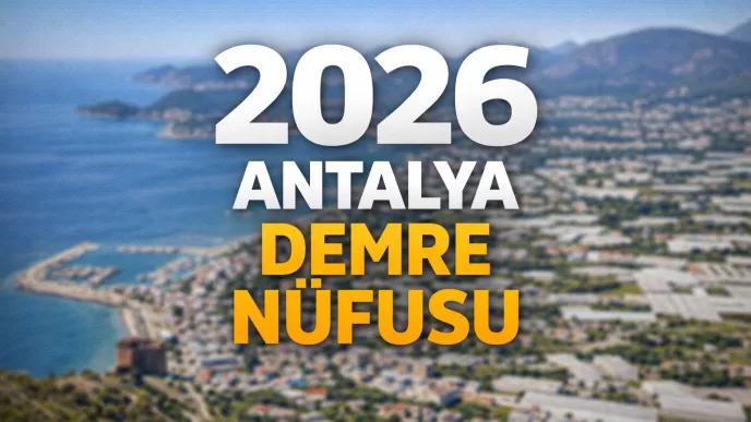 2026 antalya demre nüfusu