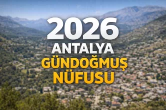2026 antalya gündoğmuş nüfusu