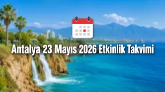 antalya 23 mayıs 2026 etkinlik takvimi