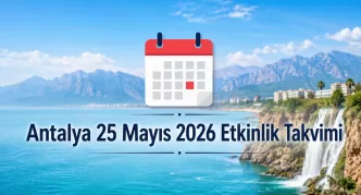 antalya 25 mayıs 2026 etkinlik takvimi