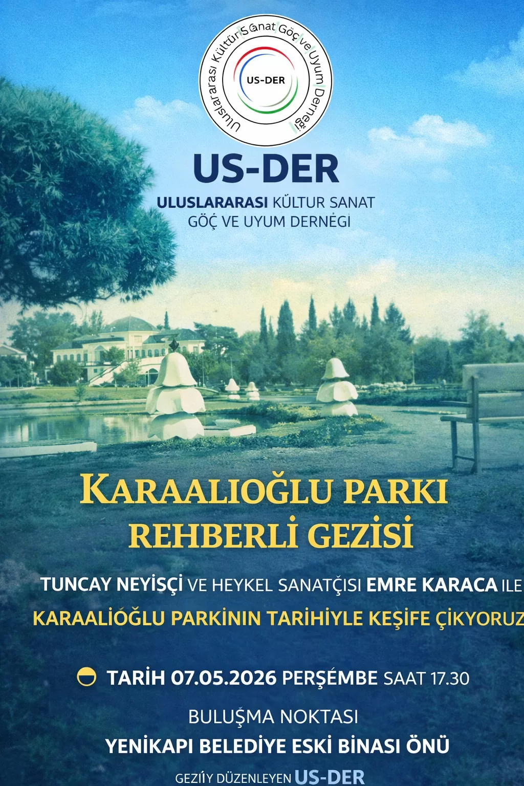 karaalioğlu parkı
karaalioğlu parkı rehberli gezi
tuncay neyişçi
emre karaca
us-der