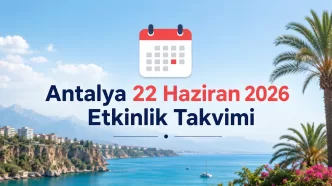Antalya 22 Haziran 2026 etkinlik takvimi
