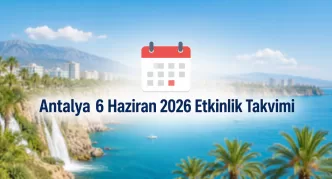 antalya 6 haziran 2026 etkinlik takvimi