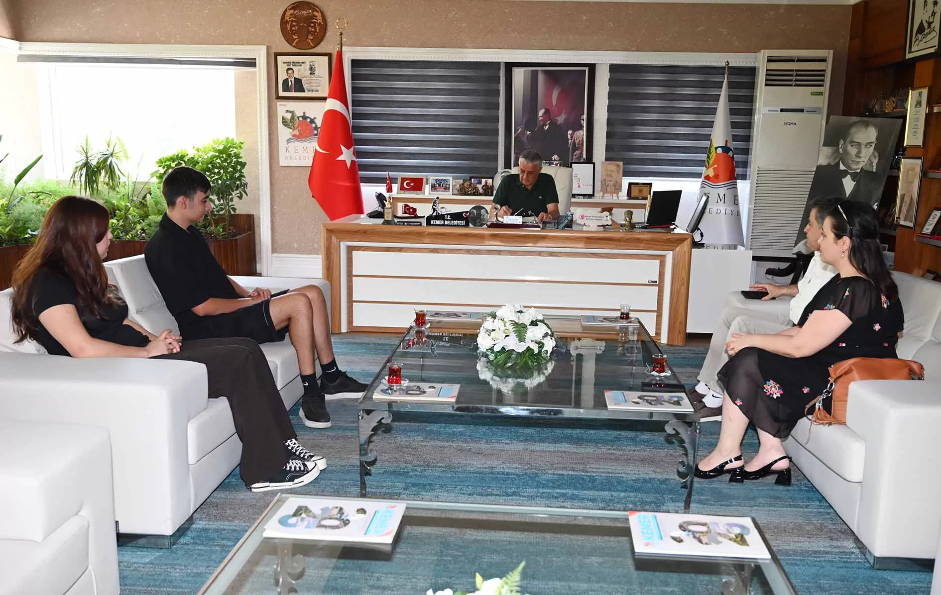 kemer belediyesi, necati topaloğlu, yks 2026, ahmet erkal destek eğitim kursu, kemer