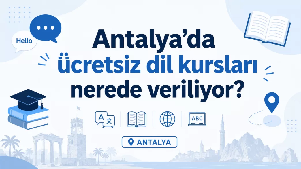 Antalya ücretsiz dil kursları