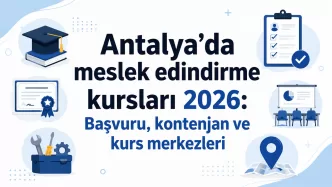 Antalya meslek edindirme kursları 2026