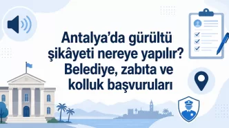 Antalya gürültü şikayeti