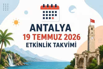 antalya 19 temmuz 2026 etkinlik takvimi