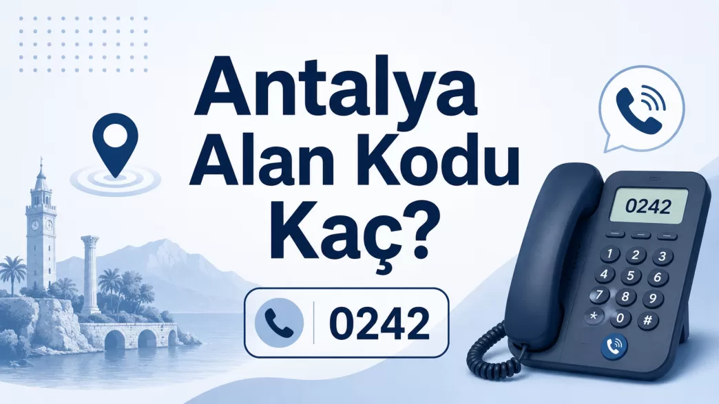 antalya alan kodu kaç