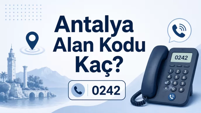 antalya alan kodu kaç