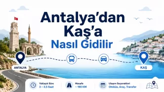antalya'dan kaş'a nasıl gidilir