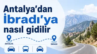 antalya'dan ibradı'ya nasıl gidilir