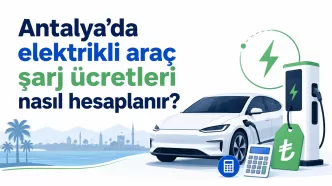 antalya elektrikli araç şarj ücretleri