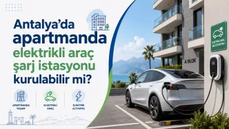 antalya apartmanda elektrikli araç şarj istasyonu