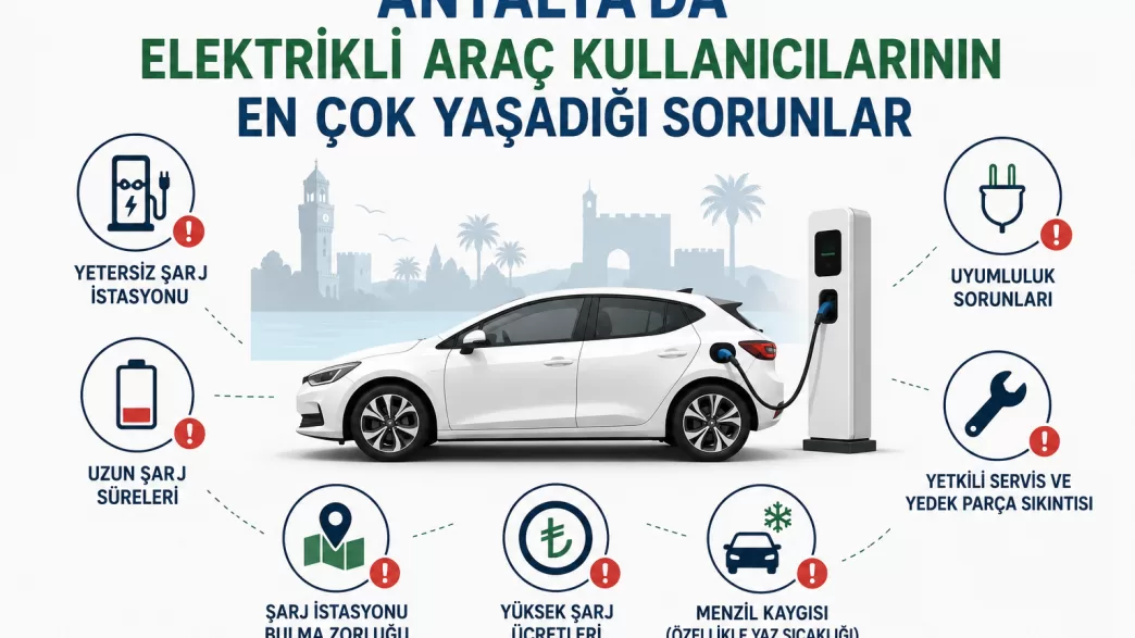 antalya elektrikli araç sorunları