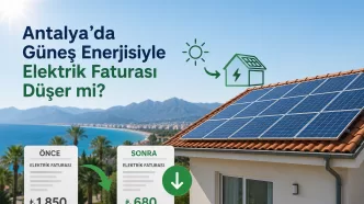 antalya güneş enerjisi elektrik faturası