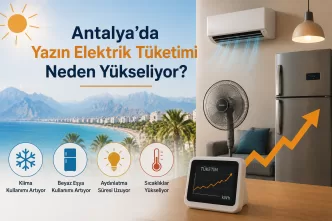 antalya yazın elektrik tüketimi