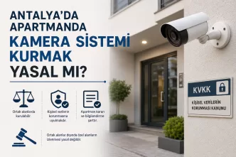 antalya apartmanda kamera sistemi