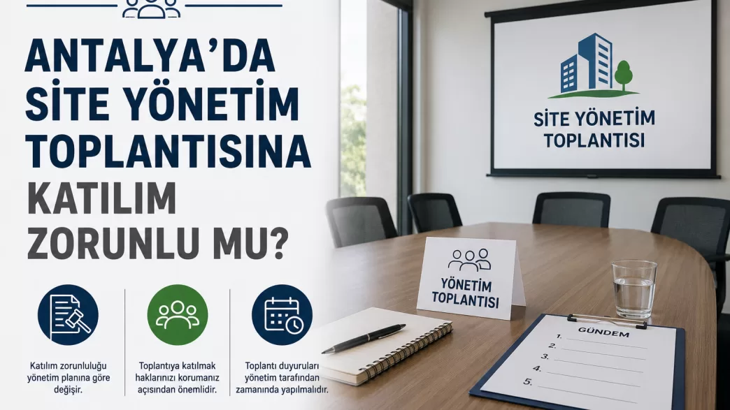 antalya site yönetim toplantısı