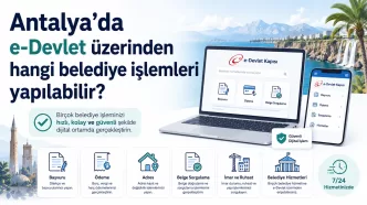 antalya e-devlet belediye işlemleri