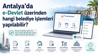 antalya e-devlet belediye işlemleri