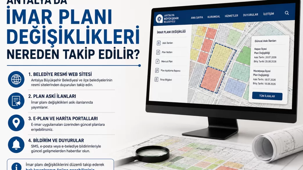 antalya imar planı değişiklikleri