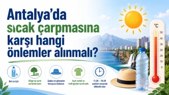 antalya sıcak çarpması önlemleri