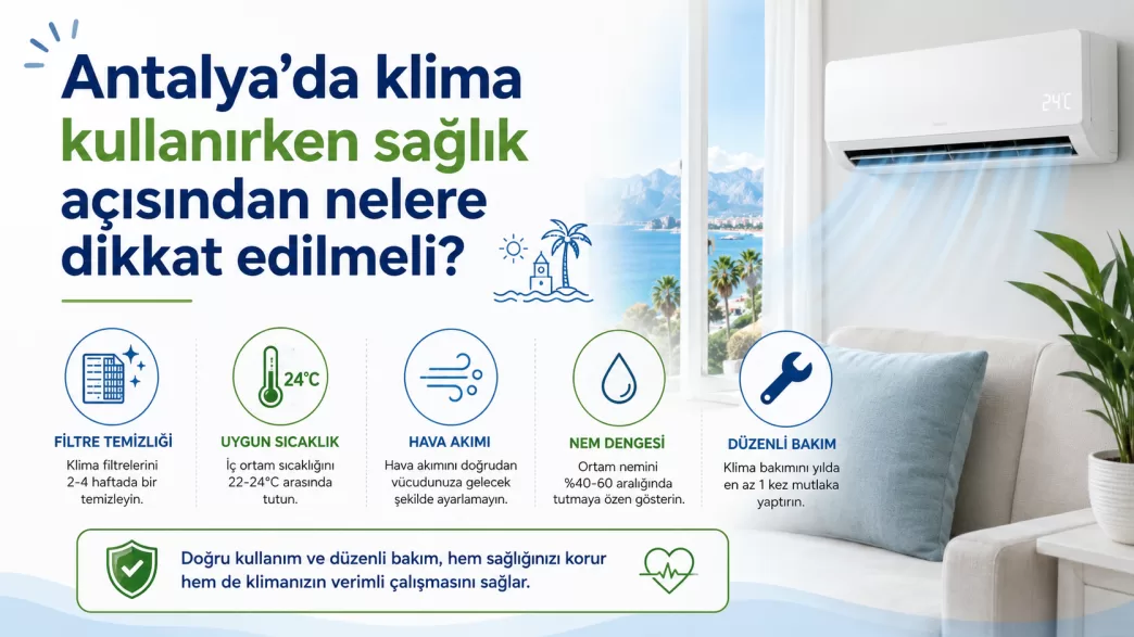antalya klima kullanımı
