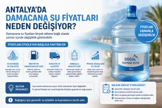 antalya damacana su fiyatları