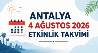 antalya 4 ağustos 2026 etkinlik takvimi