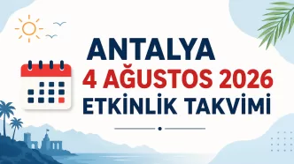 antalya 4 ağustos 2026 etkinlik takvimi