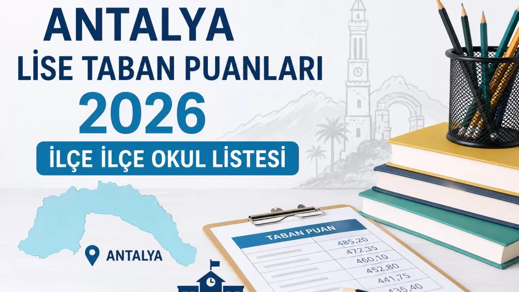 Antalya lise taban puanları 2026