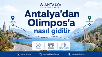 antalya'dan olimpos'a nasıl gidilir