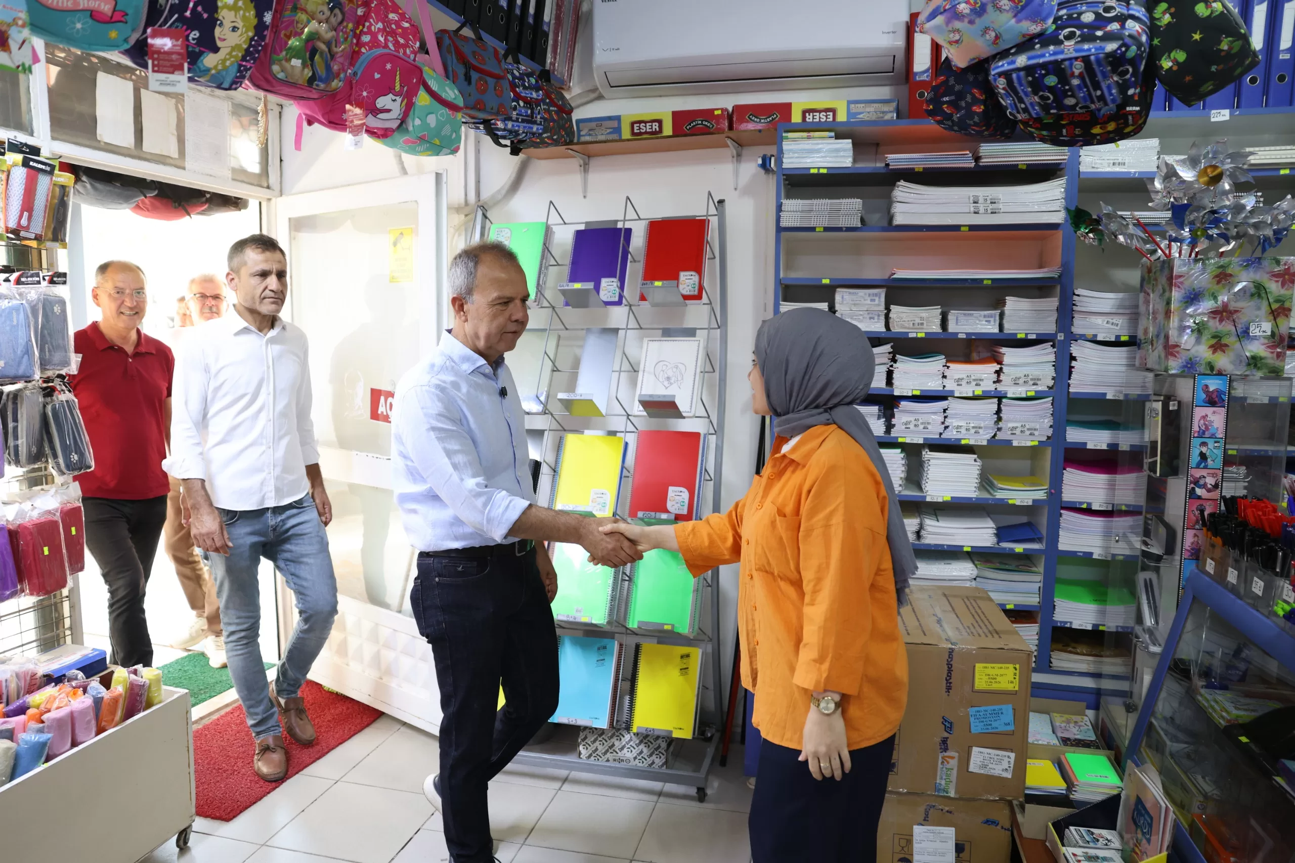 menderes dal ziyaret, döşemealtı belediyesi, Döşemealtı Belediye Başkanı Menderes Dal, menderes dal esnaf ziyaret, döşemealtı esnaf