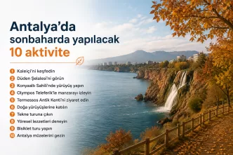 antalya sonbaharda yapılacak aktiviteler