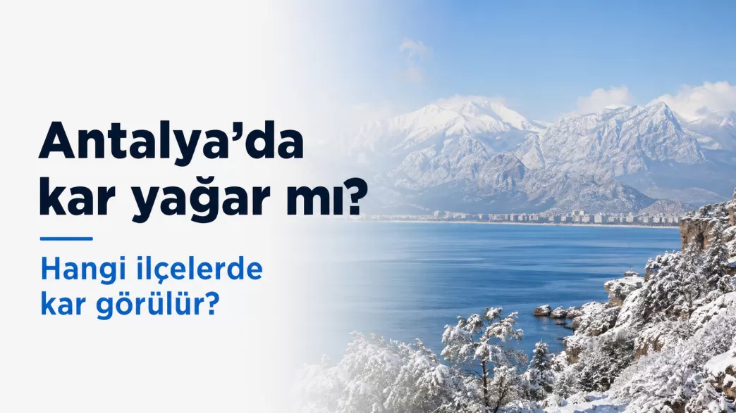 antalya kar yağışı