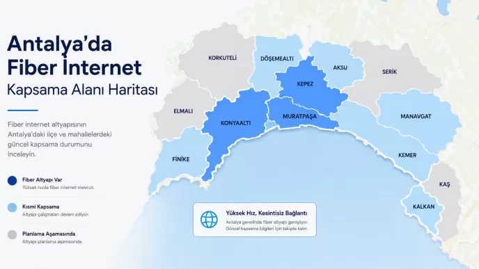 antalya fiber internet kapsama alanı