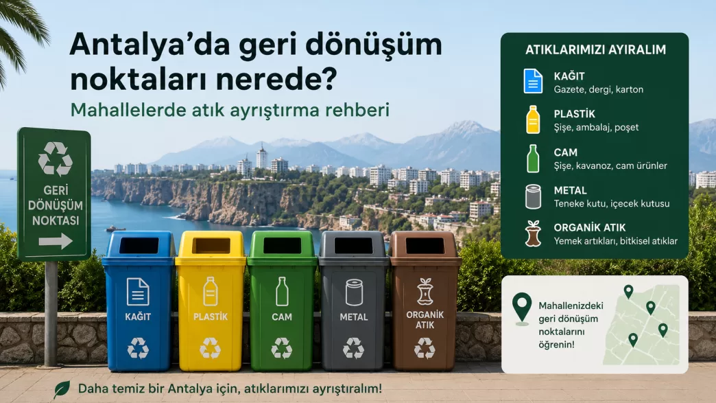 antalya geri dönüşüm noktaları