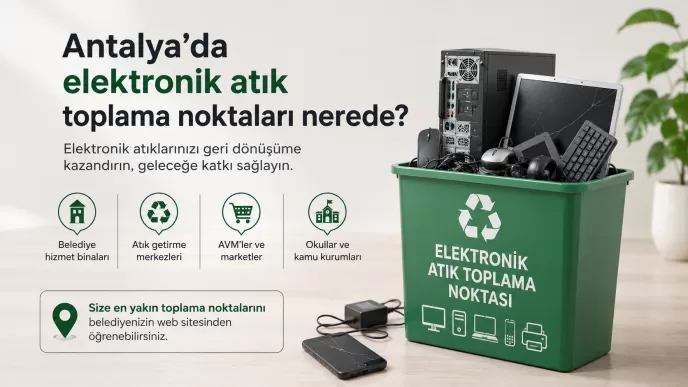 antalya elektronik atık toplama noktaları