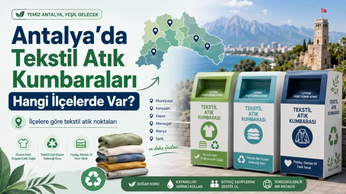 antalya tekstil atık kumbaraları
